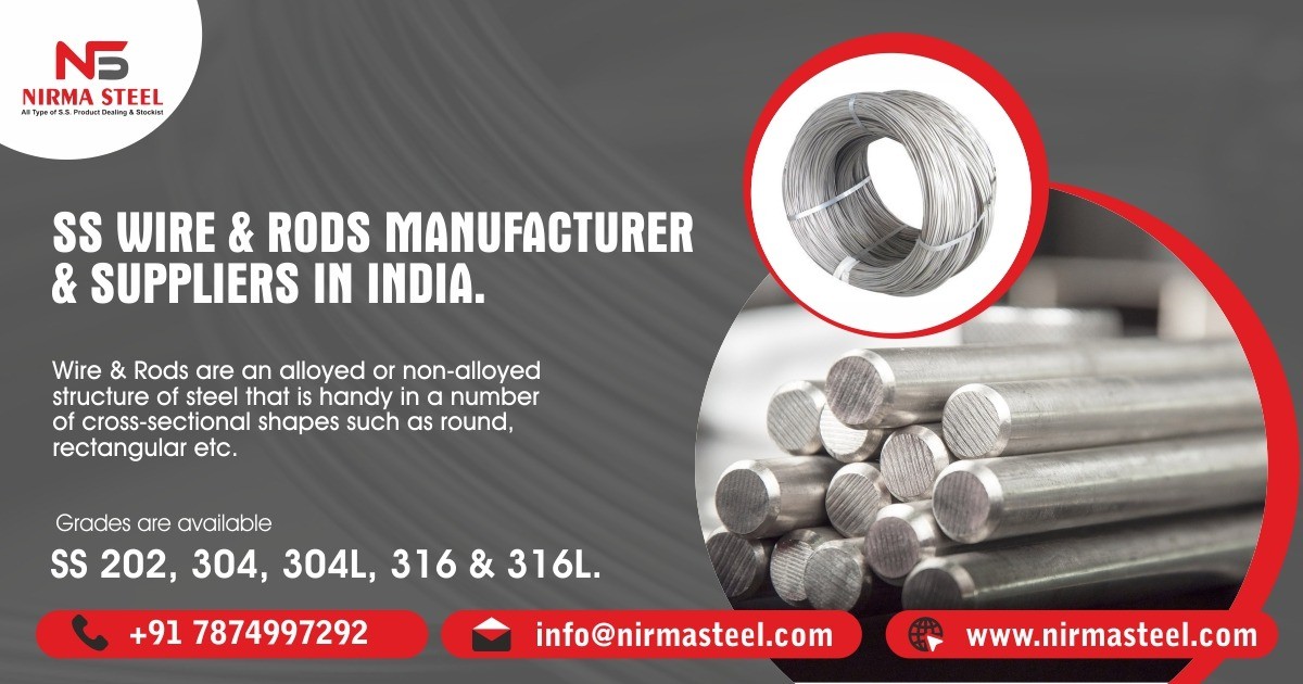 SS Rods & Wires Manufacturer and supplier in India