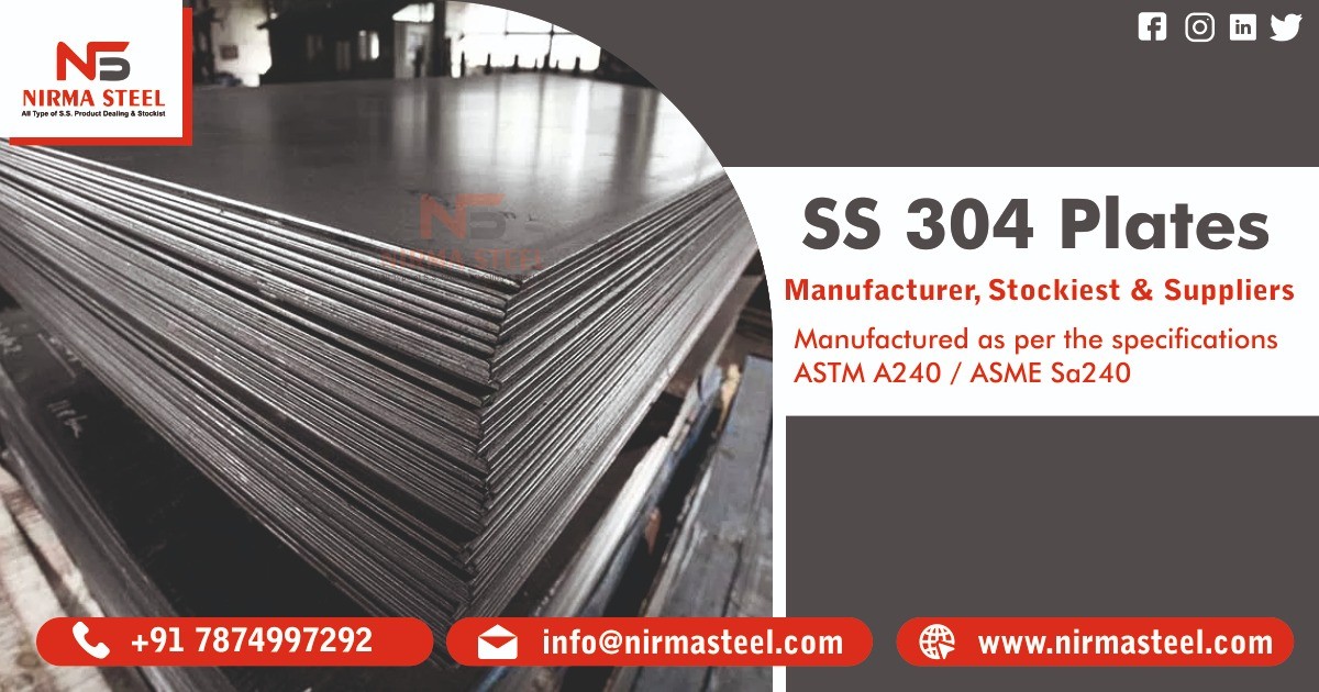 SS 304 Plates Suppliers in Gujarat