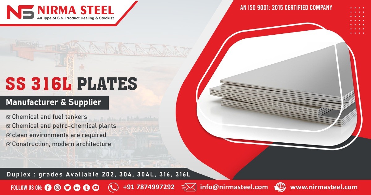 Supplier of Stainless Steel 316L Plates In Jharkhand