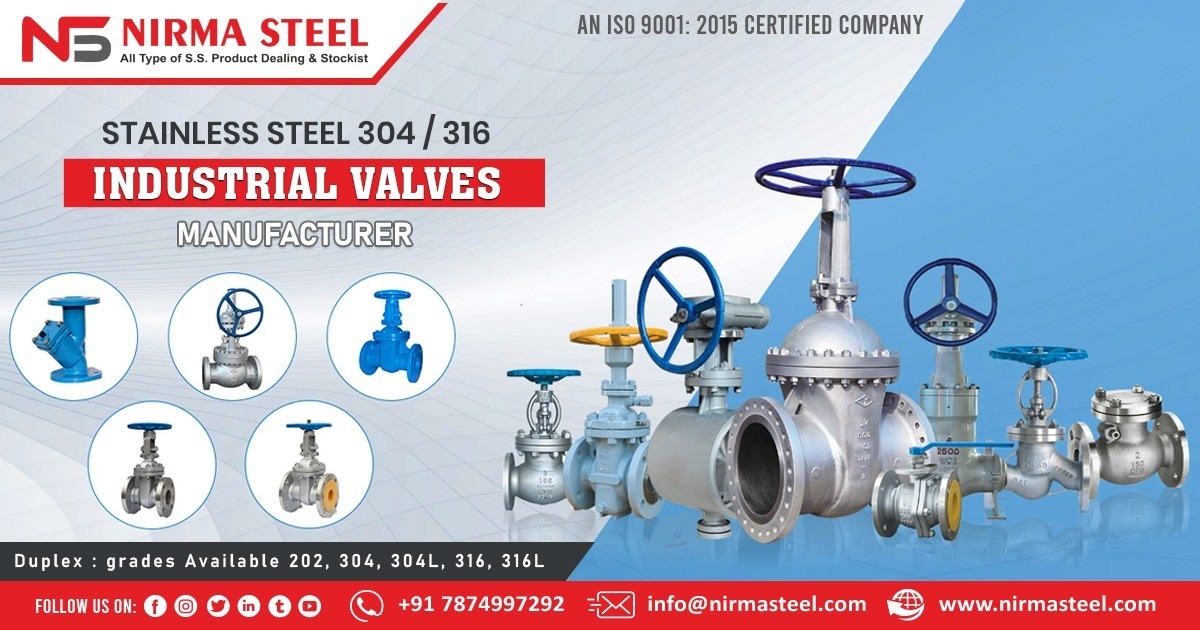 Supplier of SS 304 and 316 Industrial Valve In Punjab