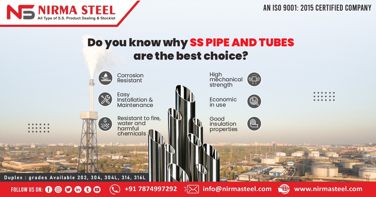 Stainless Steel Pipes and Tubes in Bhilwara