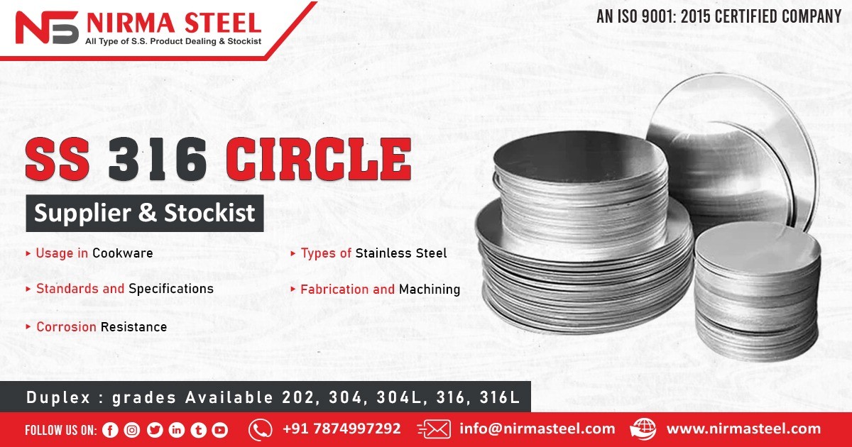 Top 316 Stainless Steel Circle Suppliers in Lucknow