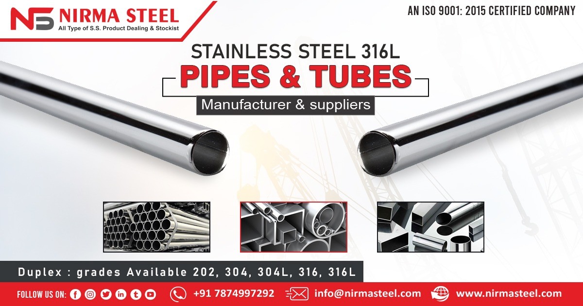 Stainless Steel 316L Pipes and Tubes in Ranchi