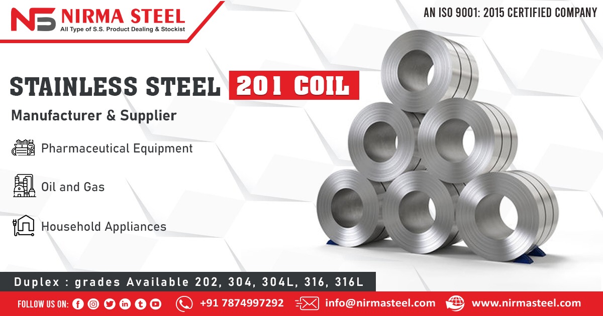 Stainless Steel 201 Coil in Ludhiana